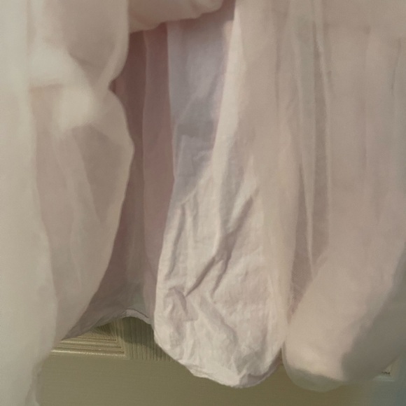 Vogue fashion pink flower lace tulle Pearl bead accent toddler’s dress. - Picture 4 of 9